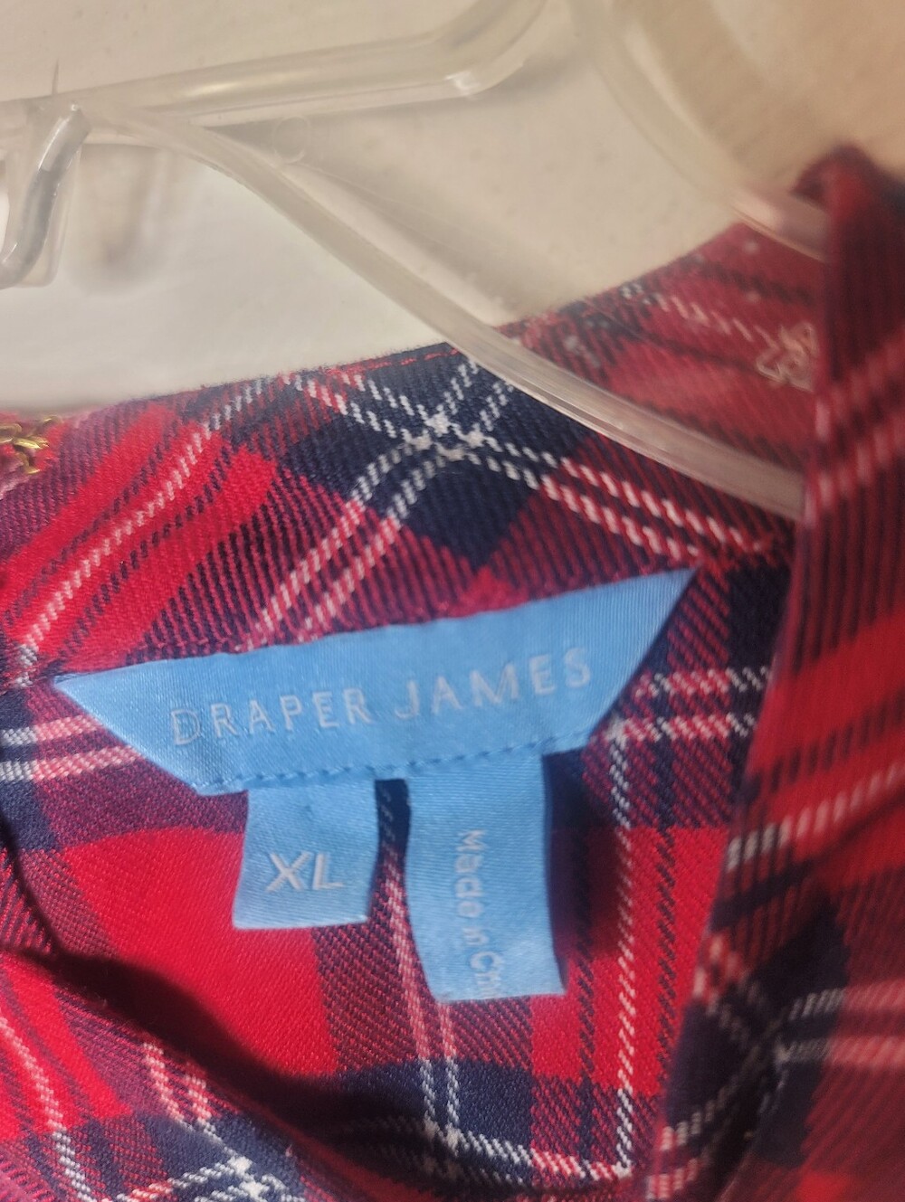 Draper James Angie Plaid Bow Back Top Size XL - Picture 8 of 9
